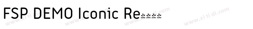 FSP DEMO Iconic Re字体转换 FSP DEMO Iconic Re字体转换